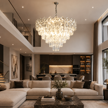 Полилей от кристал Malli Silver 60cm