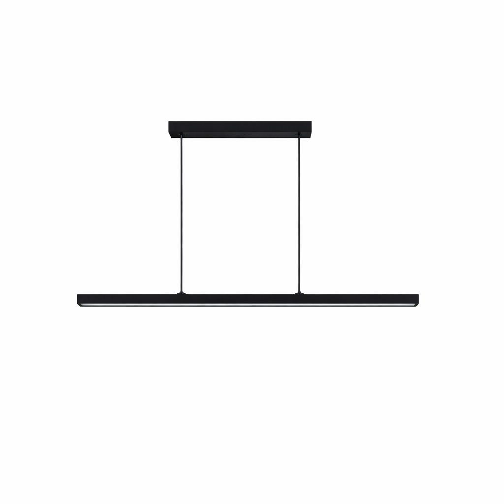 LED осветително тяло 36W висящо Elegant Office Black еквивалент 300W
