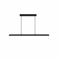 LED осветително тяло 36W висящо Elegant Office Black еквивалент 300W