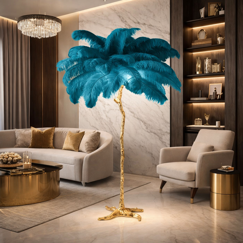 Лампион Baroque Luxury Feathers Colors