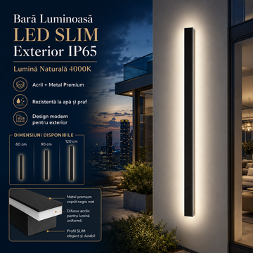 LED светлинна шина SLIM външна IP65 220V