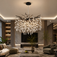 Кристален полилей Silver Crystal Symphony 50 cm