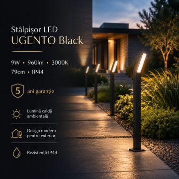 Стълб LED 790mm декоративен 2X4.5W IP44 900993