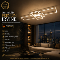 LED осветително тяло PREMIUM IRVINE Еквивалент 800W с дистанционно