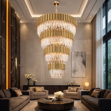 Полилей кристал GLORY GOLDEN LUXURY LEVELS 160cm