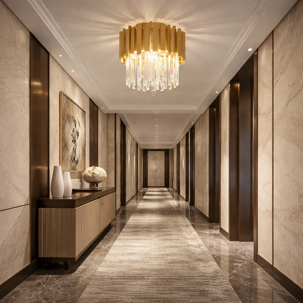 Кристален полилей тип аплик GLORY GOLD GRANDE 350 мм