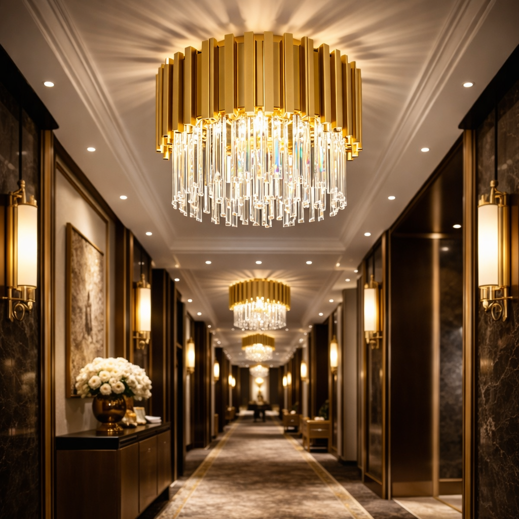 Кристален полилей тип аплик GLORY GOLD GRANDE 350 мм