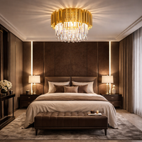 Кристален полилей тип аплик GLORY GOLD GRANDE 350 мм