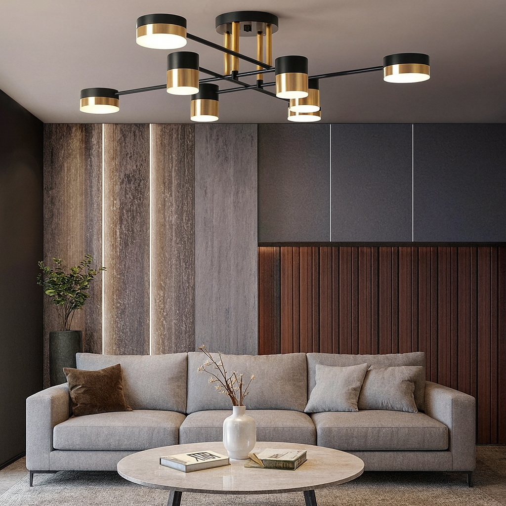 LED осветително тяло Nordic Style Darko Grande еквивалент 600W с дистанционно