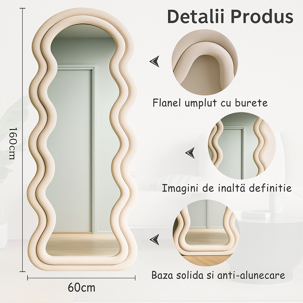 Декоративно огледало Silk Waves 160CM