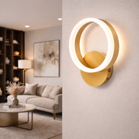 LED аплик Premium Circle Gold Design 5208