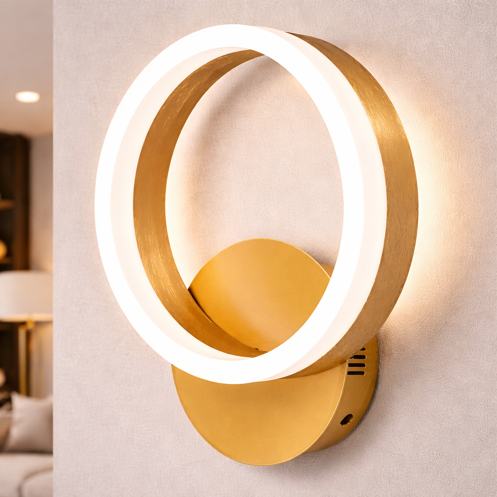 LED аплик Premium Circle Gold Design 5208