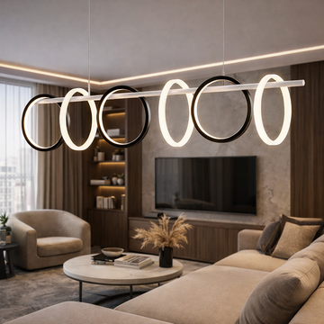 LED пендел Zefir White, еквивалент 520W, с дистанционно управление