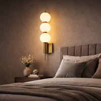 LED аплик с матов абажур TIMELESS OPAL 34W