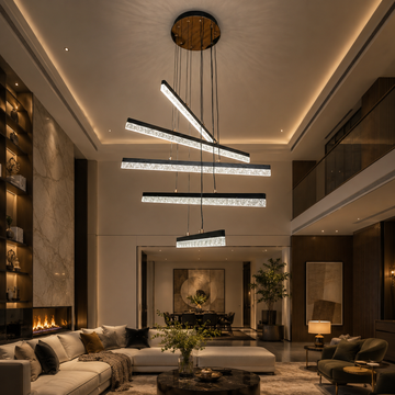 LED осветително тяло тип пендел Mira Еквивалент 500W с дистанционно