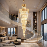 Полилей кристал GLORY GOLDEN LUXURY 300cm