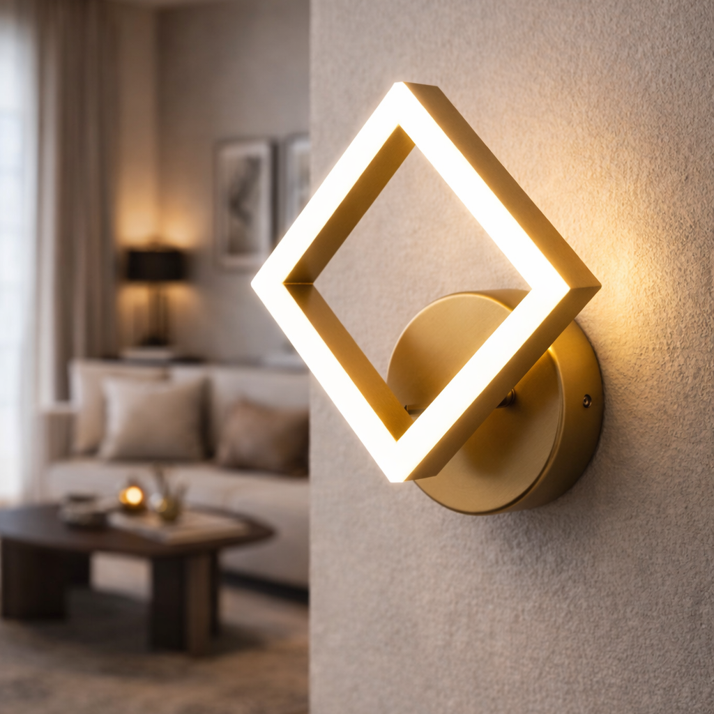 LED аплик 15W Premium Diamond Design 3 функции 5207