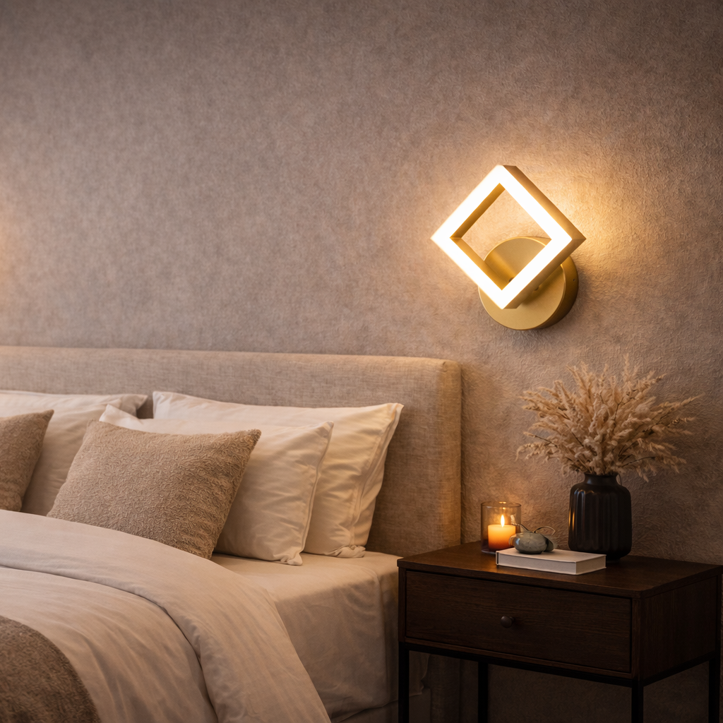 LED аплик 15W Premium Diamond Design 3 функции 5207