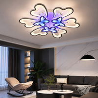 LED осветително тяло BUTTERFLY RGB Еквивалент 800W Дистанционно