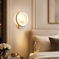 LED аплик 28W ROUND Бял Slim 3 функции