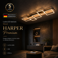 LED осветително тяло за повърхностен монтаж Wood HARPER