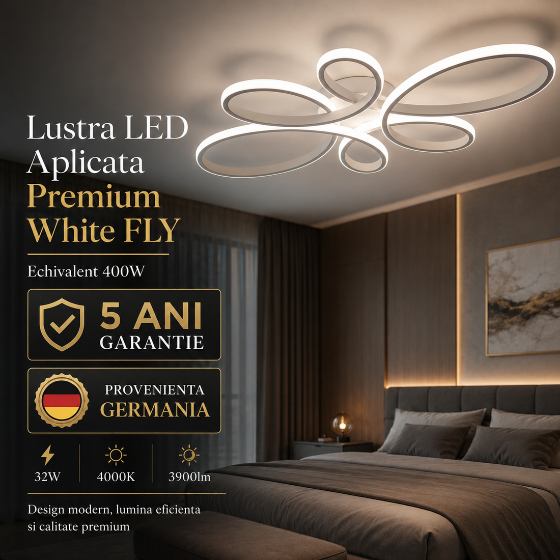 Осветително тяло LED 32W White FLY
