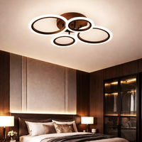 LED осветително тяло 2+2 CIRCLE BROWN Еквивалент 400W Дистанционно управление