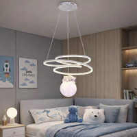 LED осветително тяло Sleepy Teddy за детска стая, еквивалент 500W, с дистанционно