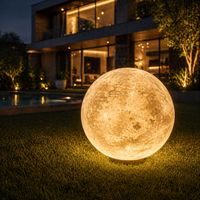 Матово външно абажурно кълбо MOONGLOW 80CM