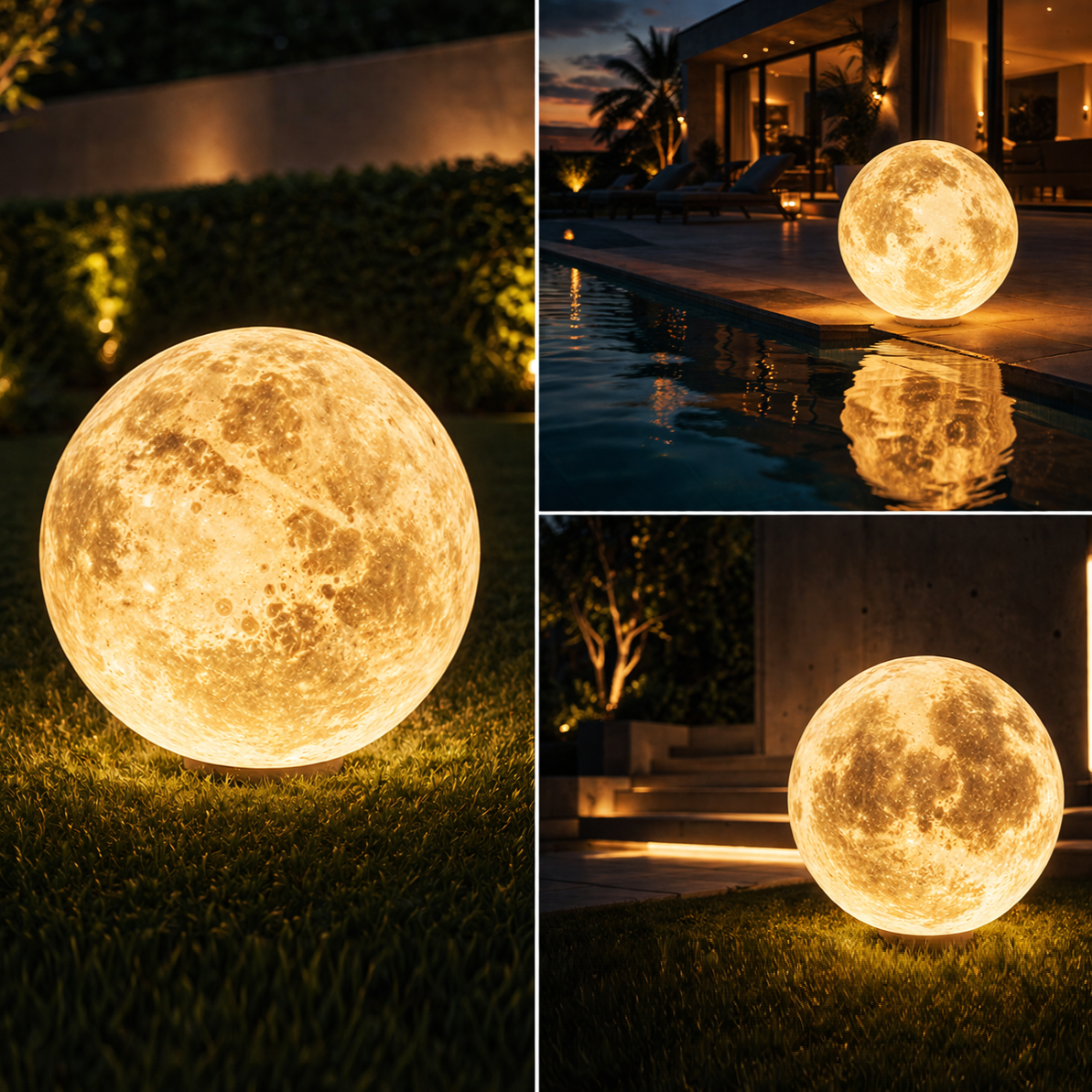 Глобус абажур мат външен MOONGLOW 60CM