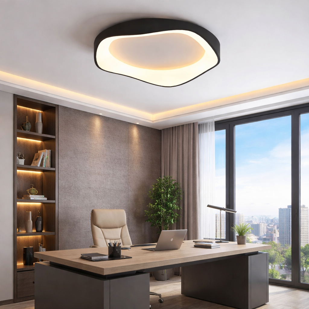 Осветително тяло LED Mini Valente Черно Еквивалент 300W 3 функции