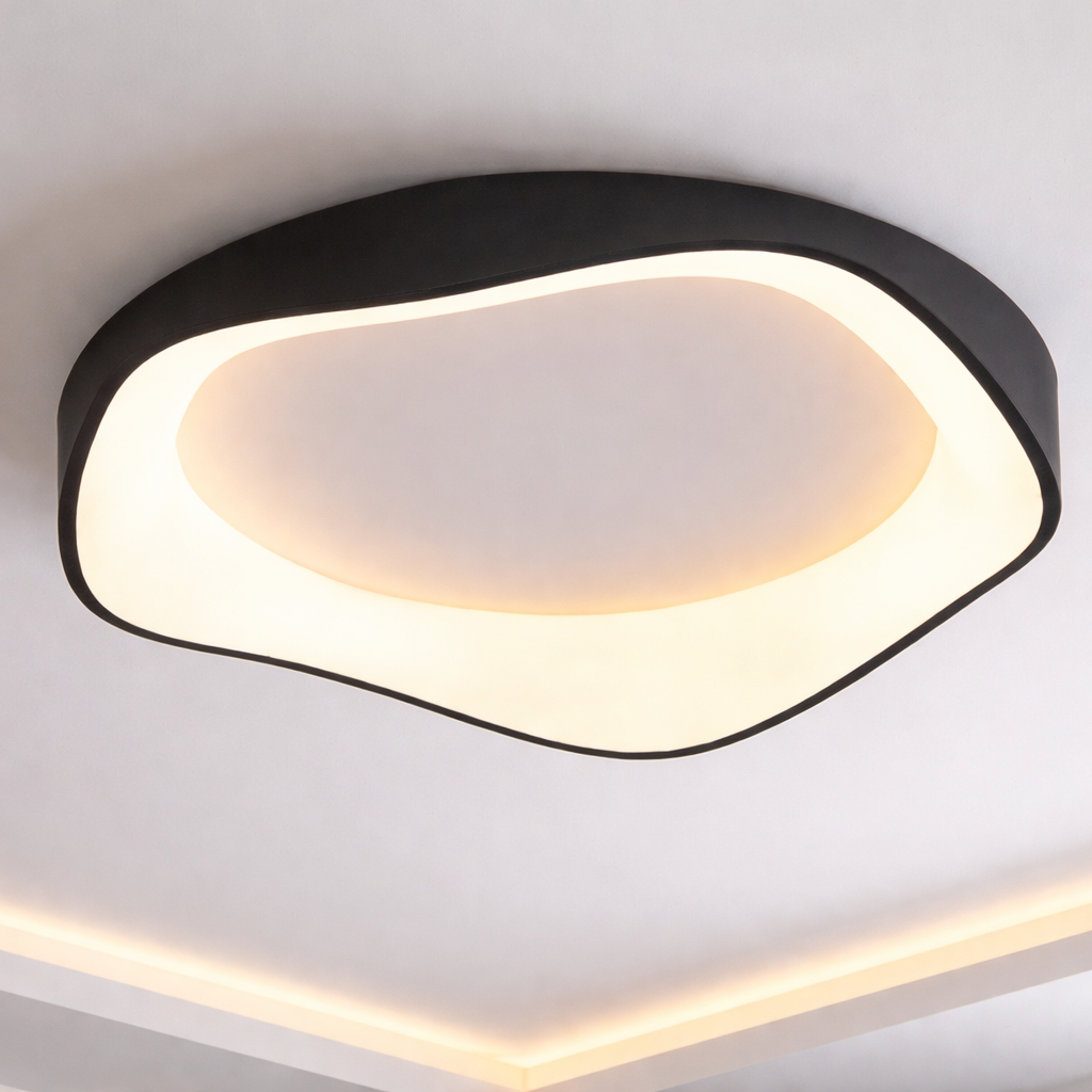 Осветително тяло LED Mini Valente Черно Еквивалент 300W 3 функции
