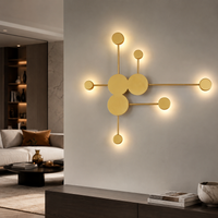 LED аплик Modern Style-6 Gold еквивалент 200W