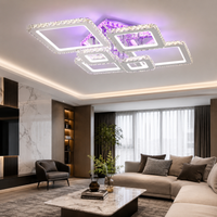 LED осветително тяло 4+2 DIAMOND RGB Chrome Cristal Еквивалент 1000W