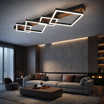 LED осветително тяло за таван Zenn, еквивалент 800W, с дистанционно управление G4225