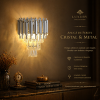 Аплик за стена Cristal Silver Panther