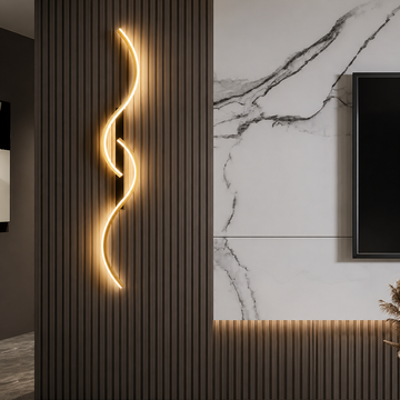LED аплик Eternity Gold+Black 52W 100CM