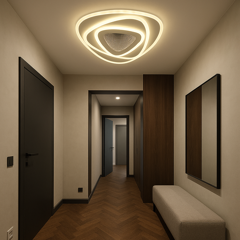 LED осветително тяло 40W GALAXY 3D TRIANGLE еквивалент 200W