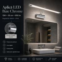 LED аплик за баня 12W 55cm регулируем ANKA
