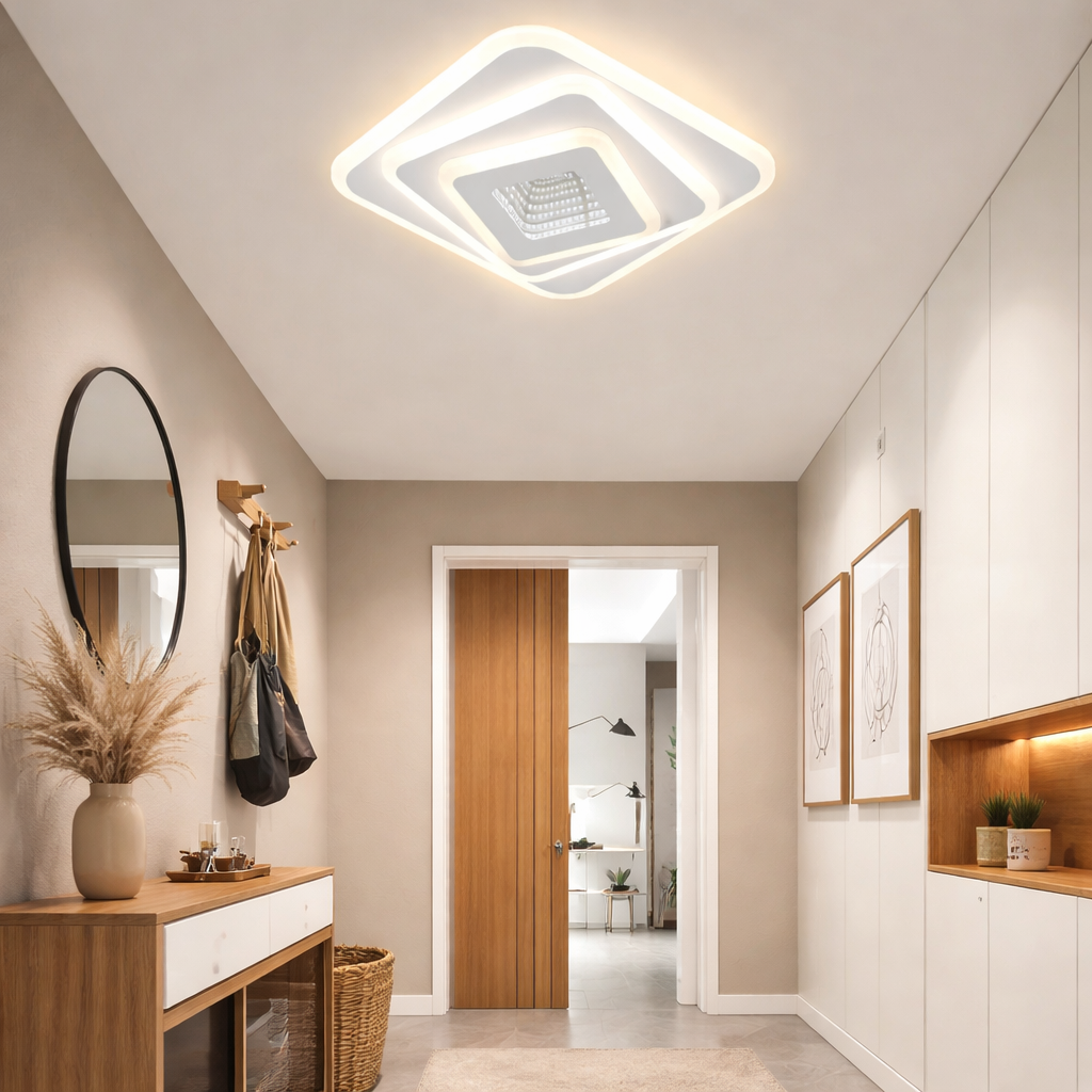 LED ОСВЕТИТЕЛНО ТЯЛО 40W GALAXY 3D SQUARE Еквивалент 200W