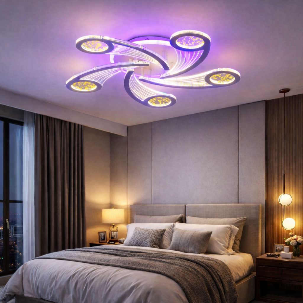 LED осветително тяло 138W SPARK RGB с дистанционно