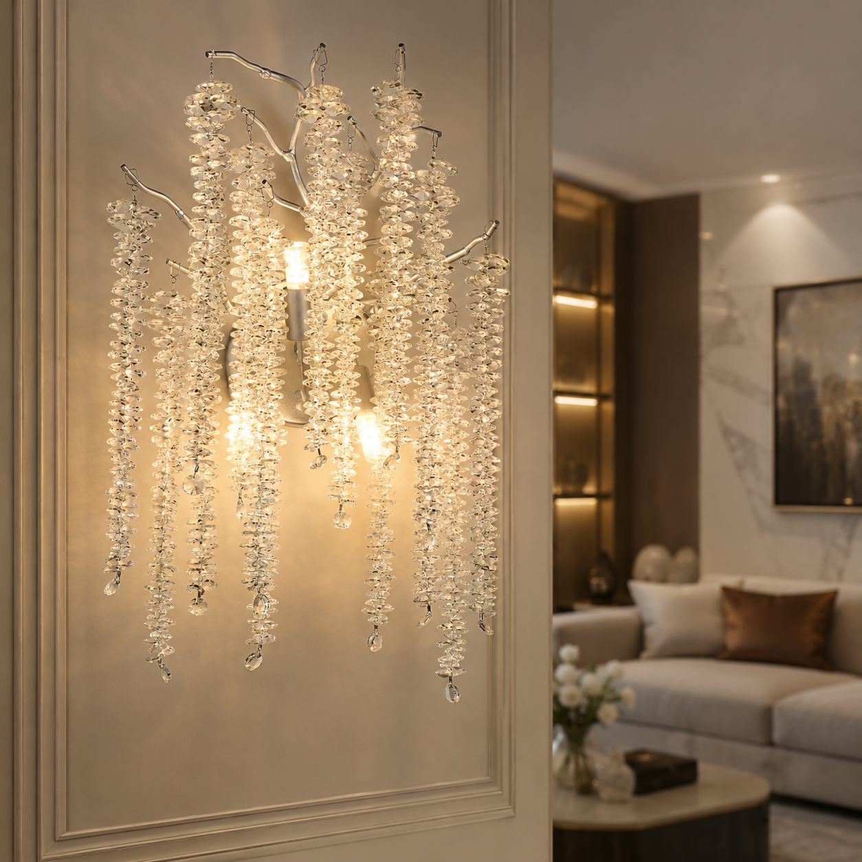 Аплик Cristal Silver Luxury Willow