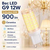 LED крушка G9 12W еквивалент 90W керамика