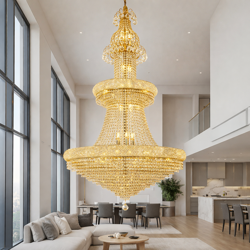 Полилей Кристал LUXURY Златист 158cm - P82403