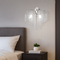 Аплик Cristal FREDA Silver 2xE14