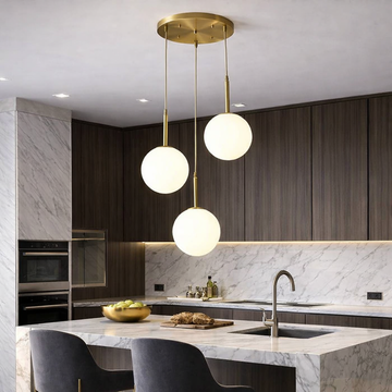 Осветително тяло Абажур Мат GOLD LUXURY STAIRCASE 3XE27