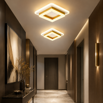 LED осветително тяло 64W QUADRATA GOLD Еквивалент 200W