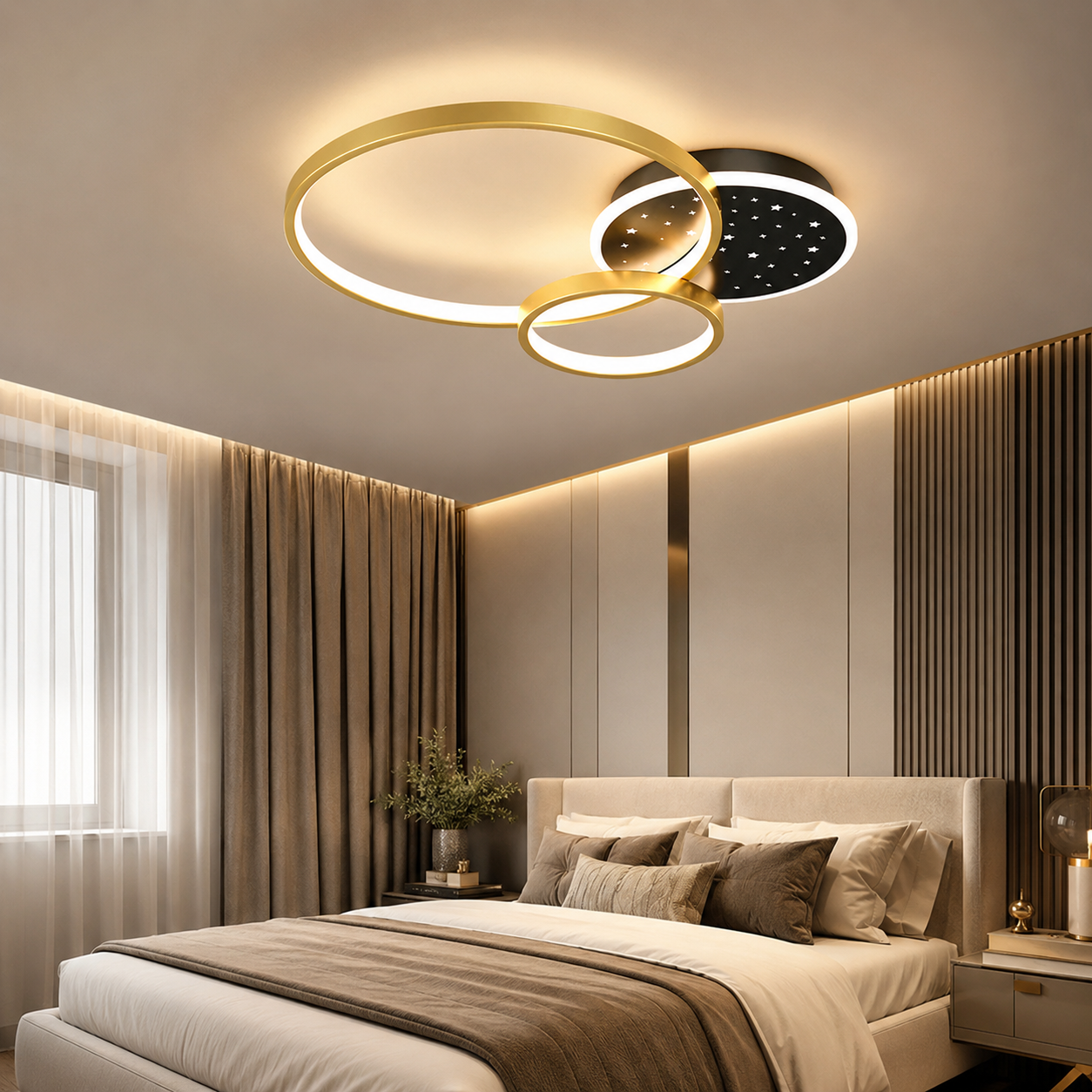 Осветително тяло LED ROUND STELUTE Еквивалент 400W Дистанционно C56