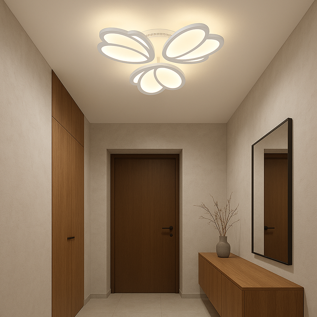 LED осветително тяло Mini TULIP Еквивалент 300W с дистанционно