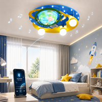 LED осветително тяло 50W EARTH Blue с тонколона и Bluetooth
